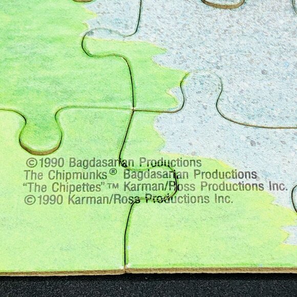 Vintage 1990 Alvin and The Chipmunks at the Beach 100 pcs Jigsaw Puzzle COMPLETE - Picture 10 of 12